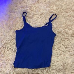 Blue tank top size S